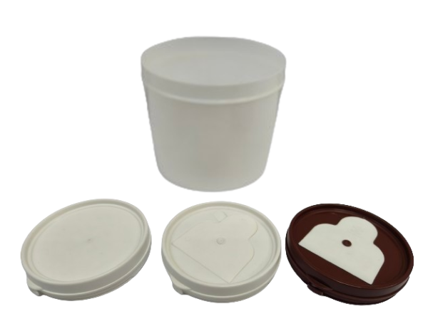 500 Gram PolyPail & Cover Set